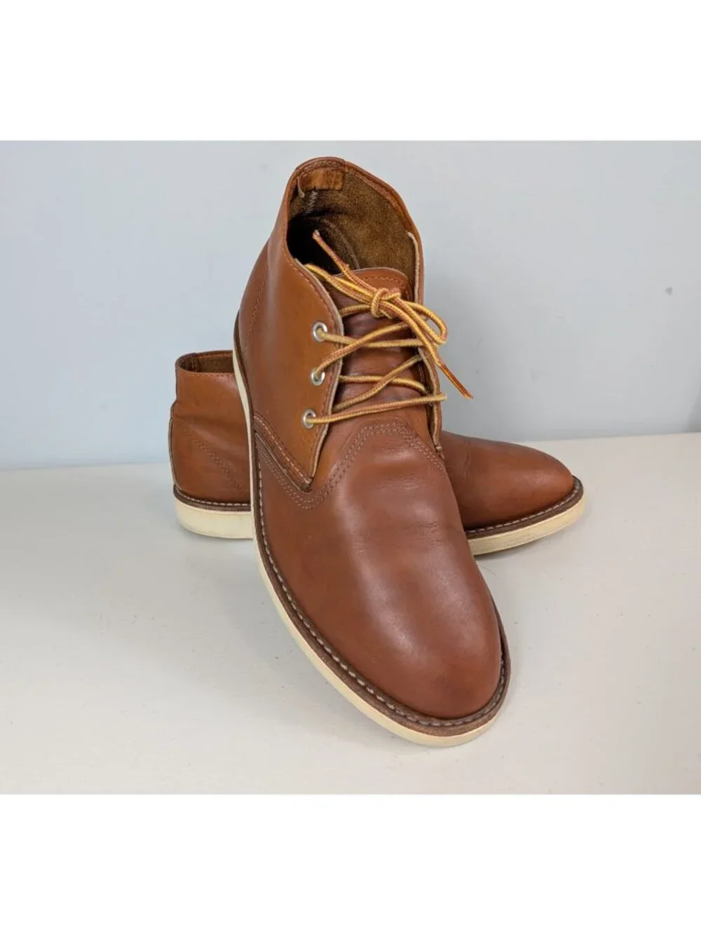 Red Wing brown leather chukka boots men's size 10